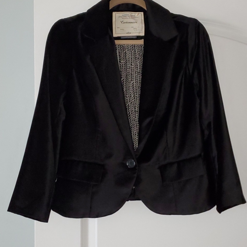 Velvet blazer